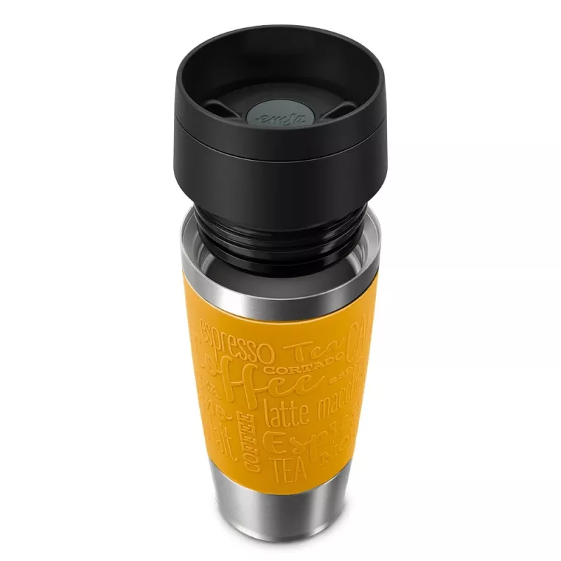 EMSA Travel Mug Classic 360 ml geel roestvrijstalen reisbeker