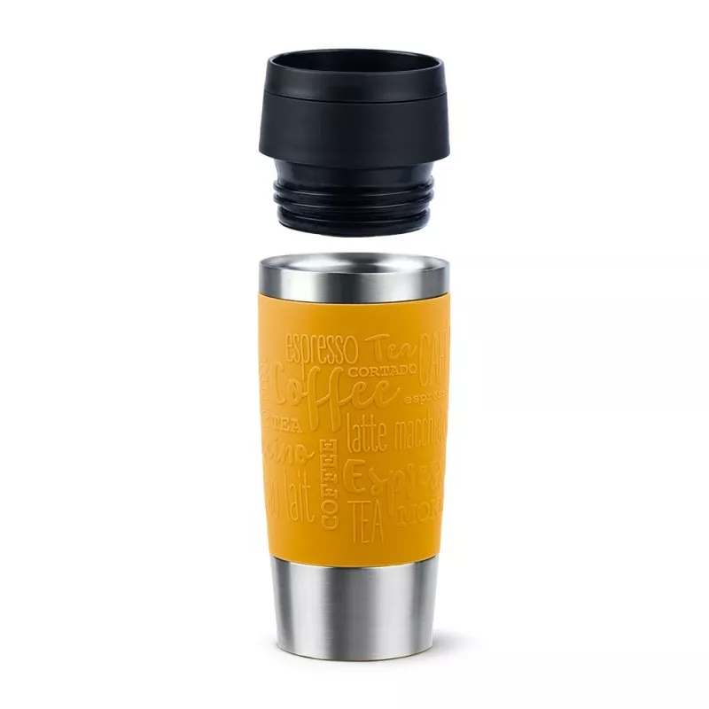 EMSA Travel Mug Classic 360 ml geel roestvrijstalen reisbeker
