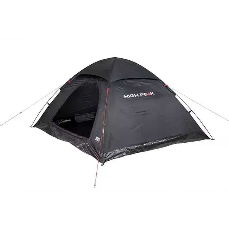 Koepeltent High Peak Monodome XL 4 personen zwart