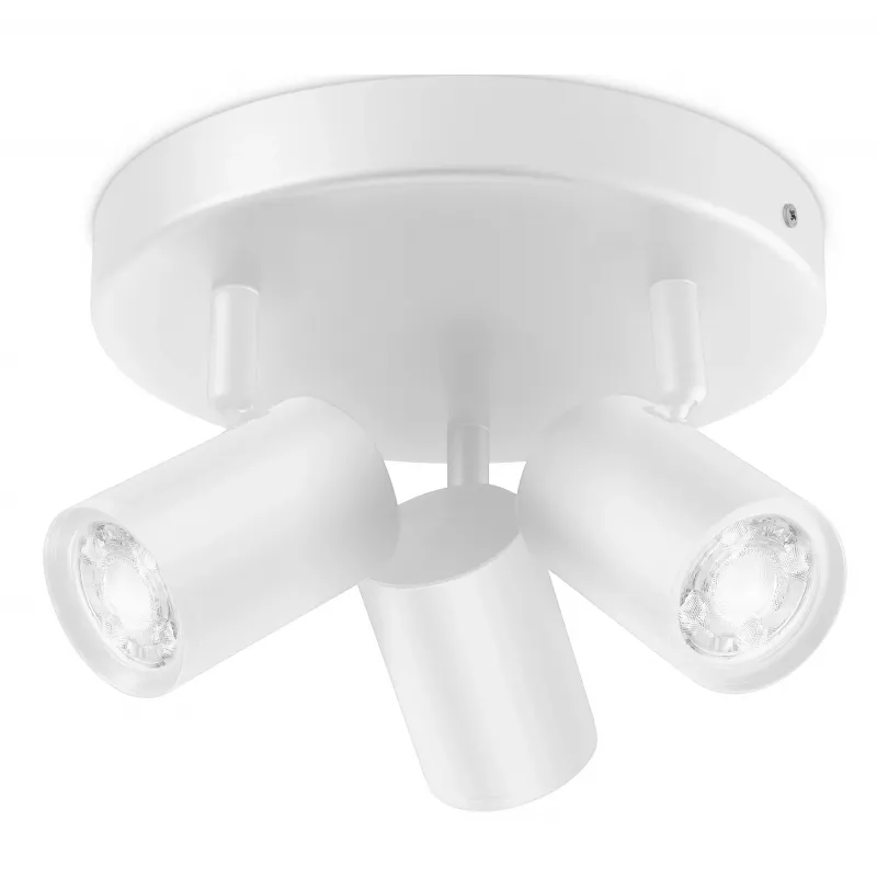 Smart lichtspot WiZ IMAGEO 3-voudig verstelbare spot ronde plaat wit