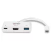 Lindy USB 3.2 Type-C naar HDMI-converter met USB Type-A-poort en Power Delivery