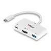 Lindy USB 3.2 Type-C naar HDMI-converter met USB Type-A-poort en Power Delivery