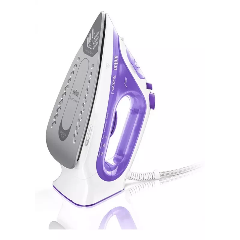 Braun TexStyle 3 SI3042VI strijkijzer keramische zool 2350 W paars, zilver, wit