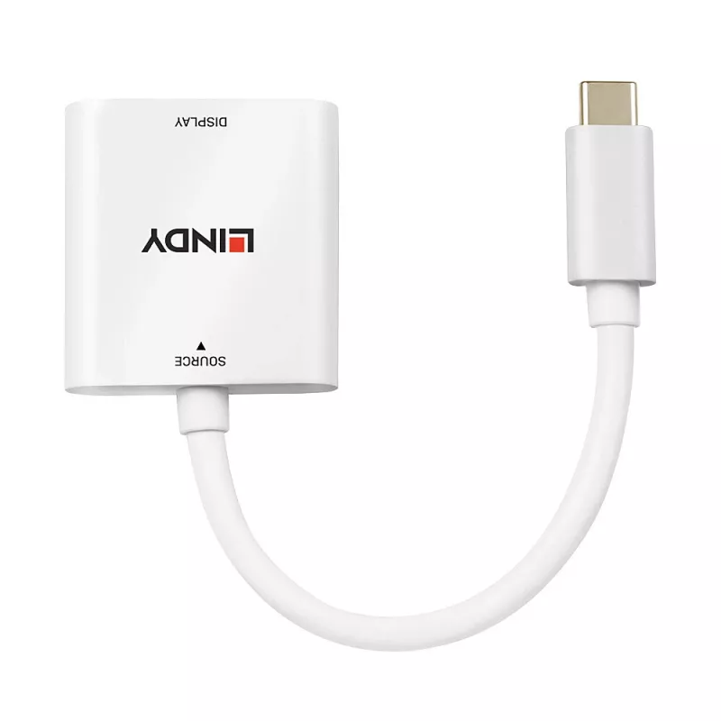 I/O-converter USB-C naar HDMI Lindy 43339 1 zwart