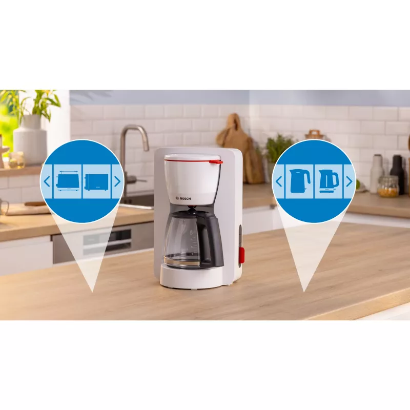 Bosch TKA3M131 koffiezetapparaat manueel filterkoffiezetapparaat 1,25 L