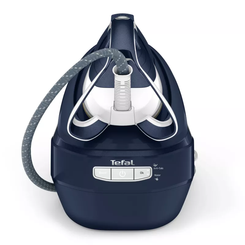 Tefal Pro Express Ultimate II GV9720 stoomgenerator strijkijzer, 3000 W, 1,2 l, Durilium Airglide Autoclean Ultra Thin zoolplaat, blauw/wit