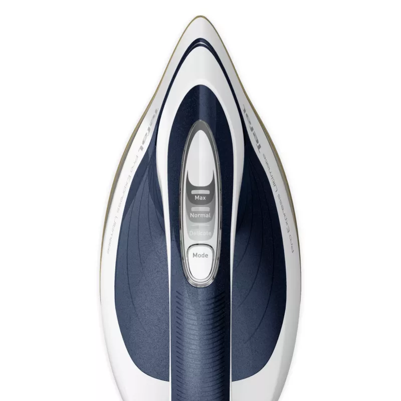 Tefal Pro Express Ultimate II GV9720 stoomgenerator strijkijzer, 3000 W, 1,2 l, Durilium Airglide Autoclean Ultra Thin zoolplaat, blauw/wit