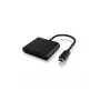 ICY BOX IB-CR301-C3 kaartlezer USB 3.2 Gen 1 (3.1 Gen 1) Type-C zwart