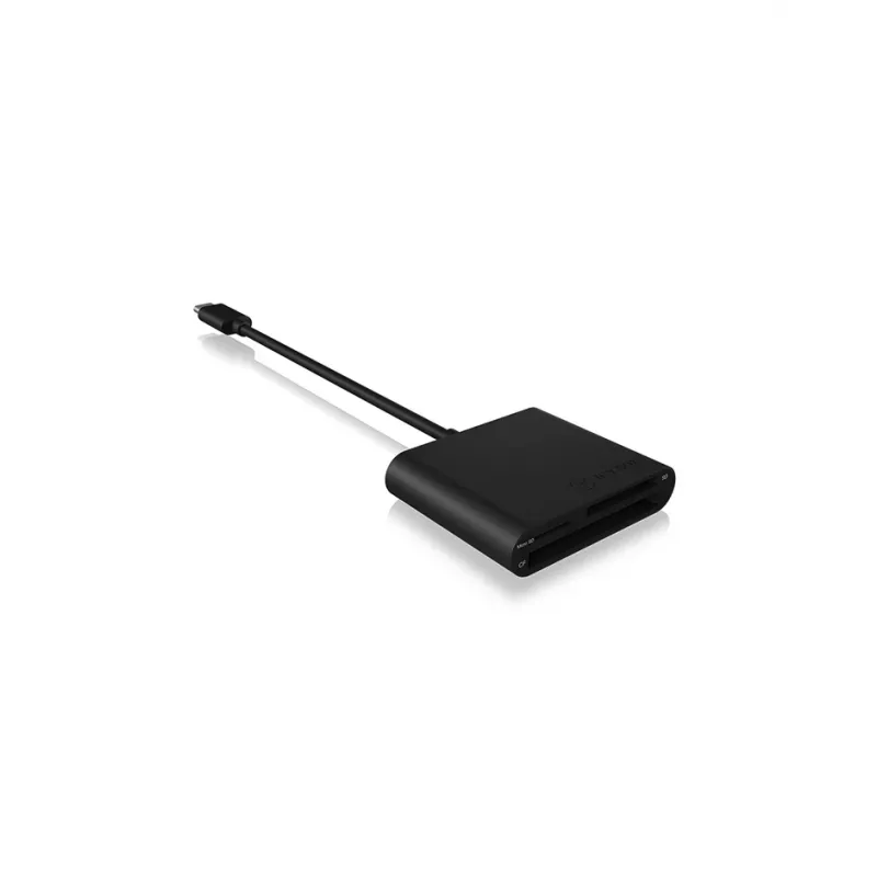 ICY BOX IB-CR301-C3 kaartlezer USB 3.2 Gen 1 (3.1 Gen 1) Type-C zwart