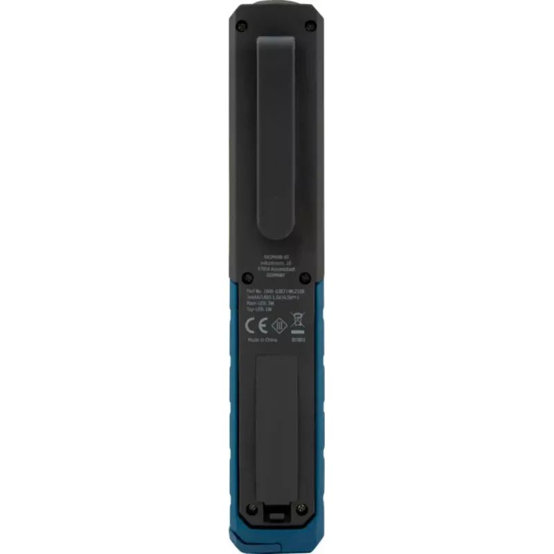 Handzaklamp Ansmann WL210B zwart blauw COB LED 12h accuduur