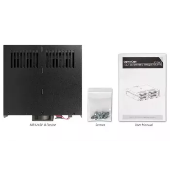 Harde-schijven-array Icy Dock MB324SP-B