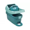 Wissysteem-emmer Leifheit 55076 — ergonomische pers, grote inhoud, groen