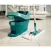 Wissysteem-emmer Leifheit 55076 — ergonomische pers, grote inhoud, groen