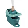 Wissysteem-emmer Leifheit 55076 — ergonomische pers, grote inhoud, groen