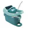 Wissysteem-emmer Leifheit 55076 — ergonomische pers, grote inhoud, groen