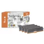 Peach 110849 toner voordeelpak (PT288), zwart/cyaan/magenta/geel, compatibel met HP CB540-CB543