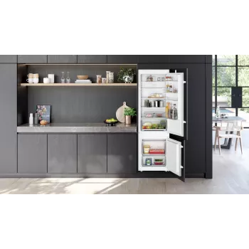 Siemens iQ100 KI87VNSE0 koel-vriescombinatie inbouw 270 L wit