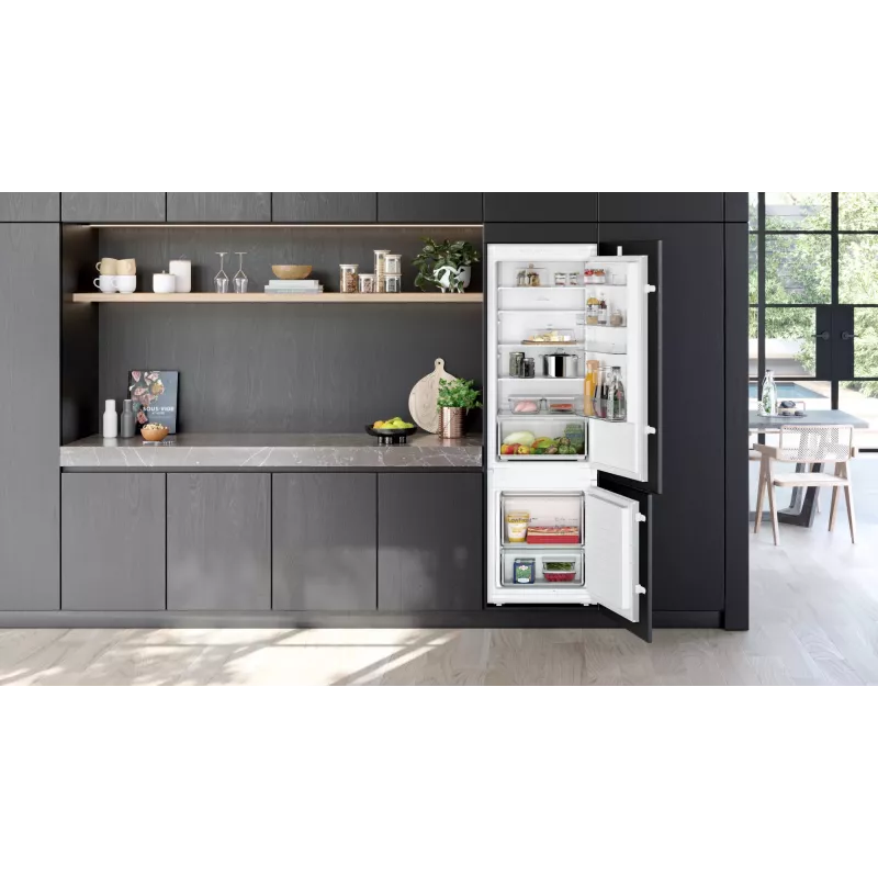 Siemens iQ100 KI87VNSE0 koel-vriescombinatie, 270 l (200 l + 70 l), energieklasse E