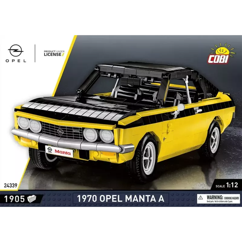 Constructiespeelgoed Cobi Opel Manta A 1970 model schaal 1:12, bouwsteenset