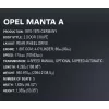 Constructiespeelgoed Cobi Opel Manta A 1970 model schaal 1:12, bouwsteenset