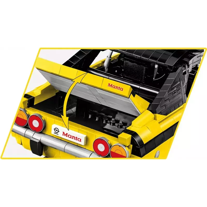 Constructiespeelgoed Cobi Opel Manta A 1970 model schaal 1:12, bouwsteenset