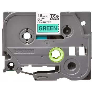 Brother TZE-741 labelband zwart op groen TZ