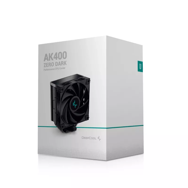 DEEPCOOL AK400 Zero Dark processorluchtkoeler 12 cm – zwart