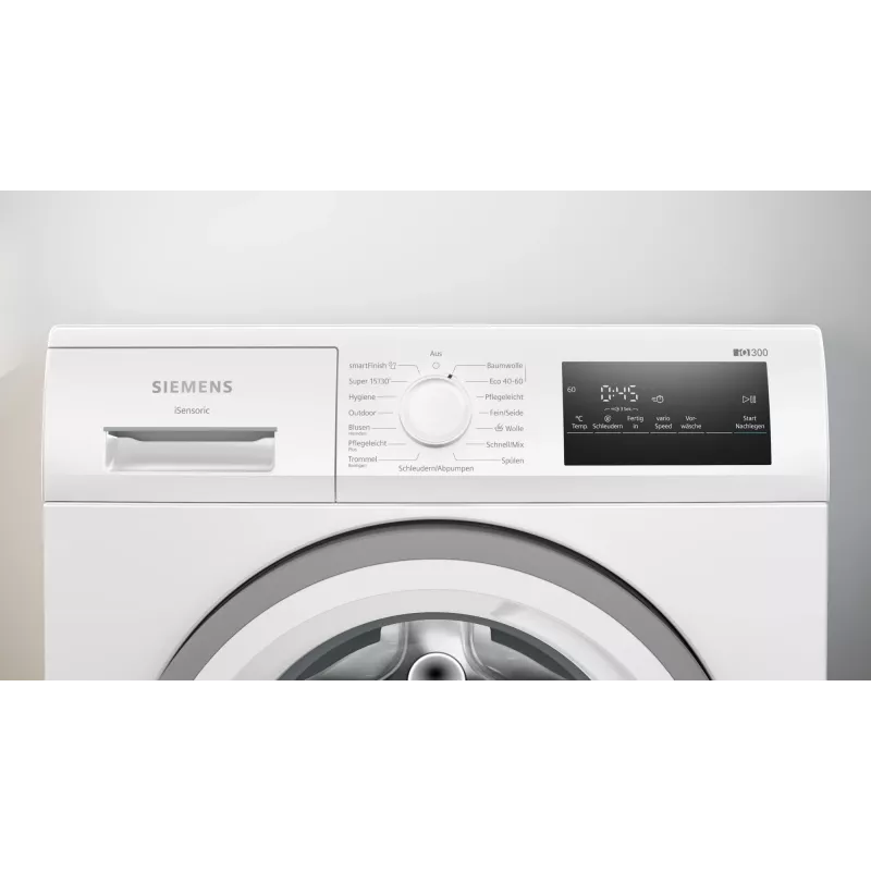 Siemens iQ300 WM14N127 wasmachine frontlader 8 kg 1400 t/min wit