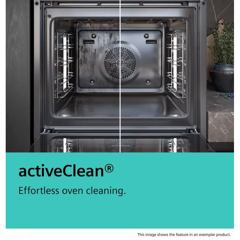 Siemens iQ700 CM776GKB1 oven 45 L 900 W zwart, roestvrijstaal