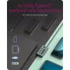 ICY BOX IB-HUB1454-C31 USB 3.2 Gen 1 (3.1 Gen 1) Type-C 10000 Mbit/s blauw, grijs