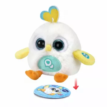 Knuffel VTech Lolibirds Oscar — interactieve pluchen vogel met geluiden en lichtfuncties