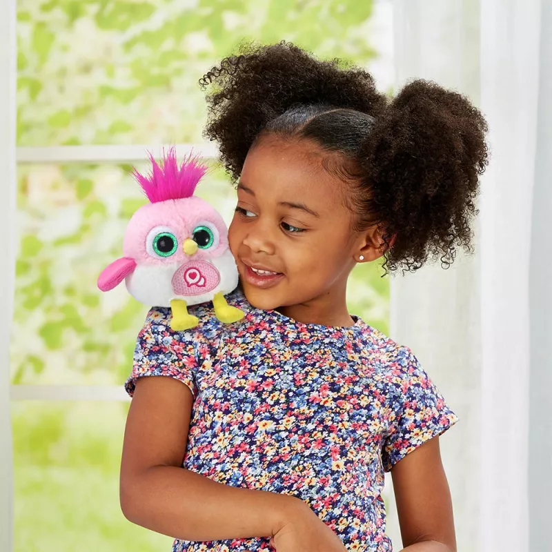 Interactieve pratende pluchen vogel VTech Lolibirds Momo — educatief speelgoed op batterijen