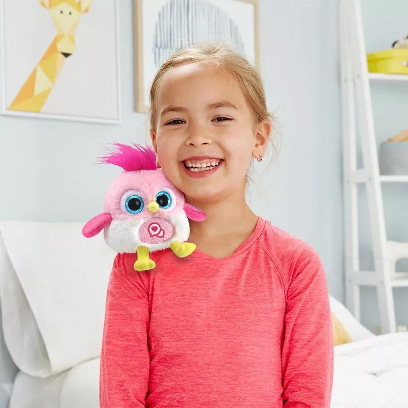 Interactieve pratende pluchen vogel VTech Lolibirds Momo — educatief speelgoed op batterijen