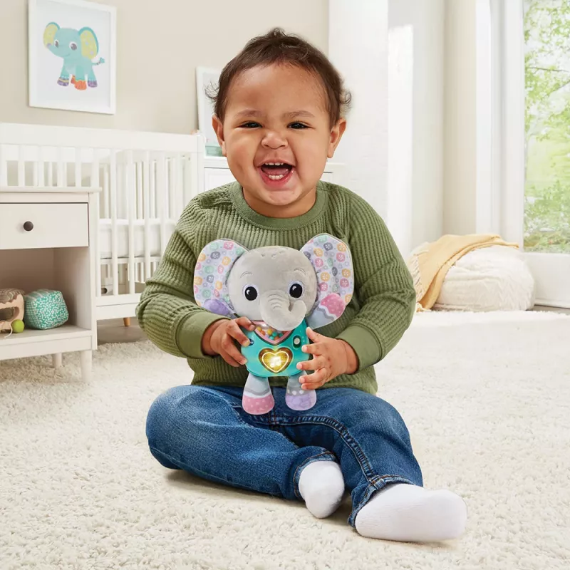 Speelgoedfiguur VTech Melody Elephant 80-566704 — educatief geluidsspeelgoed met kleurrijk design