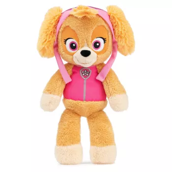 PAW Patrol GUND officiële Skye Take Along Buddy pluchen knuffel, premium knuffel voor kinderen vanaf 1 jaar, roze/bruin, 33 cm