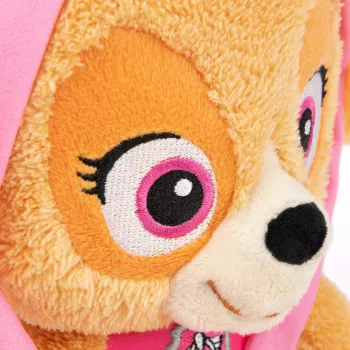 PAW Patrol GUND officiële Skye Take Along Buddy pluchen knuffel, premium knuffel voor kinderen vanaf 1 jaar, roze/bruin, 33 cm