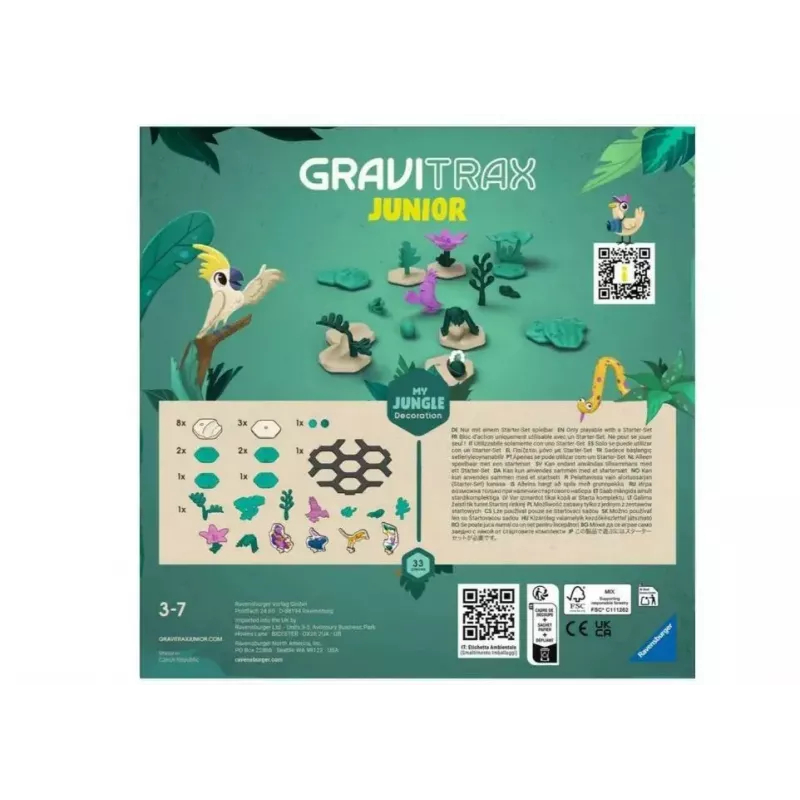 Bordspel Ravensburger GraviTrax Junior (model 23747) — voor kinderen vanaf 3 jaar
