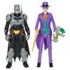 DC Comics, Batman Adventures, Batman vs The Joker actiefiguren-set, 2 figuren, 12 harnasaccessoires, 30,5 cm superheldenspeelgoed voor jongens en meisjes
