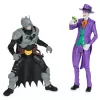 DC Comics, Batman Adventures, Batman vs The Joker actiefiguren-set, 2 figuren, 12 harnasaccessoires, 30,5 cm superheldenspeelgoed voor jongens en meisjes