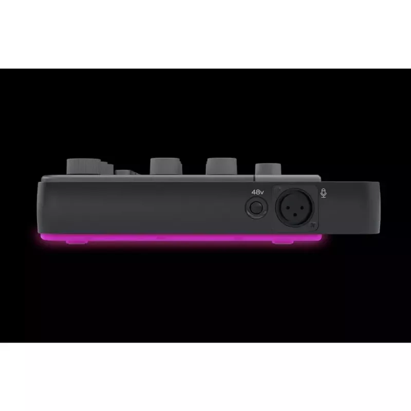 Mackie M-Caster Live livestream-interface, zwart