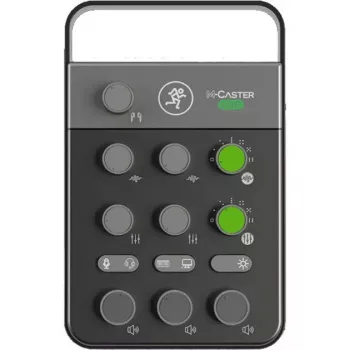 Mengpaneel Mackie MixCaster Live draagbaar 8-kanaals USB – compacte live-mixer met geïntegreerde USB-interface