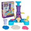 Kinetic Sand, Soft Serve Station, Easter Basket Stuffers, bevat 14 oz vormbaar speelzand (3 kleuren), 2 ijswafels & 2 gereedschappen