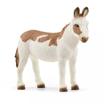 Schleich American Spotted Donkey speelgoed bruin wit 13961