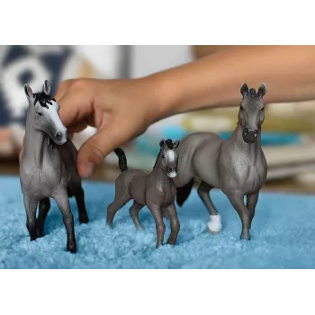 schleich HORSE CLUB Selle Français hengst, 5 jaar, paarden, grijs, kunststof