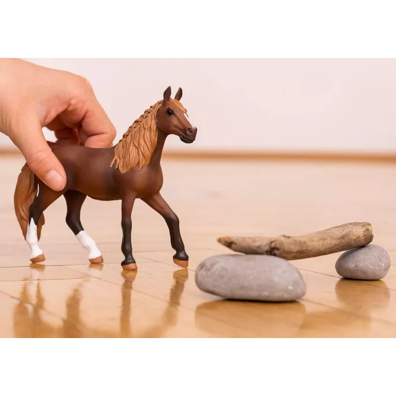 schleich HORSE CLUB Peruvian Paso merrie, 5 jaar, paarden, bruin, wit, kunststof