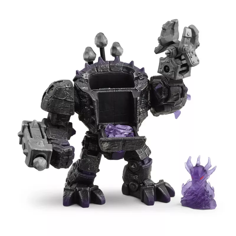 schleich ELDRADOR CREATURES Shadow Master robot met mini-creatuur zwart