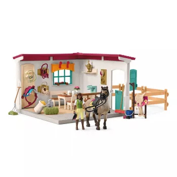 schleich HORSE CLUB zadelkamer-uitbreiding, paardenstal, paarden, 5 jaar, veelkleurig, kunststof
