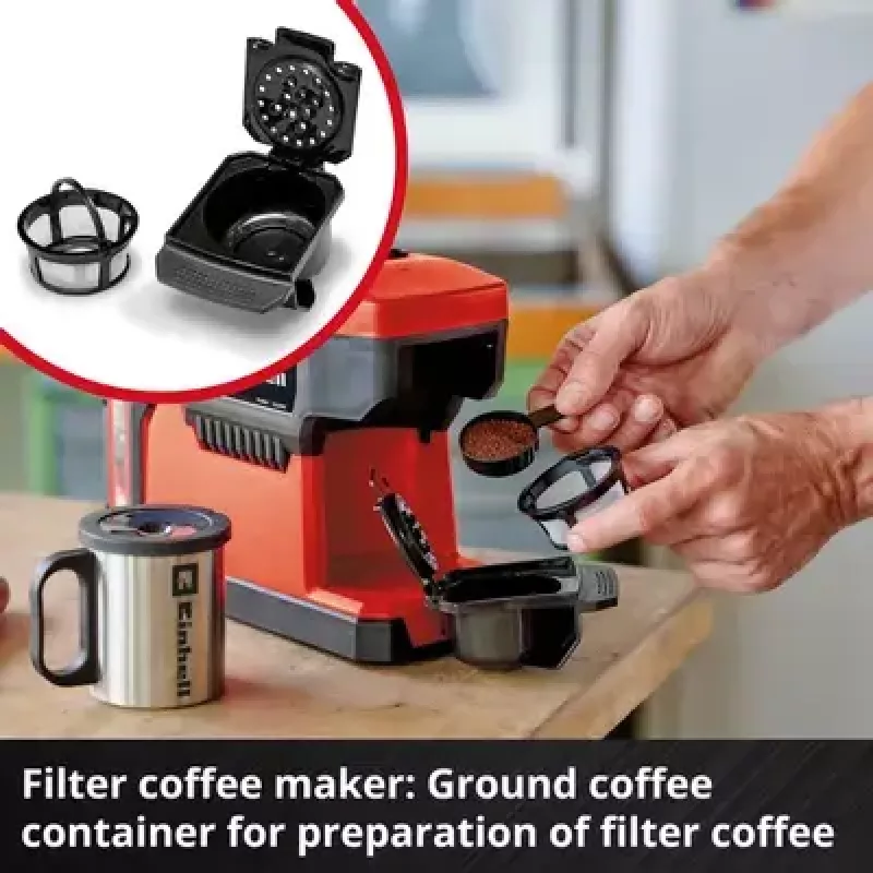Filterkoffiezetapparaat Einhell 0,24 L TE-CF 18 Li-Solo