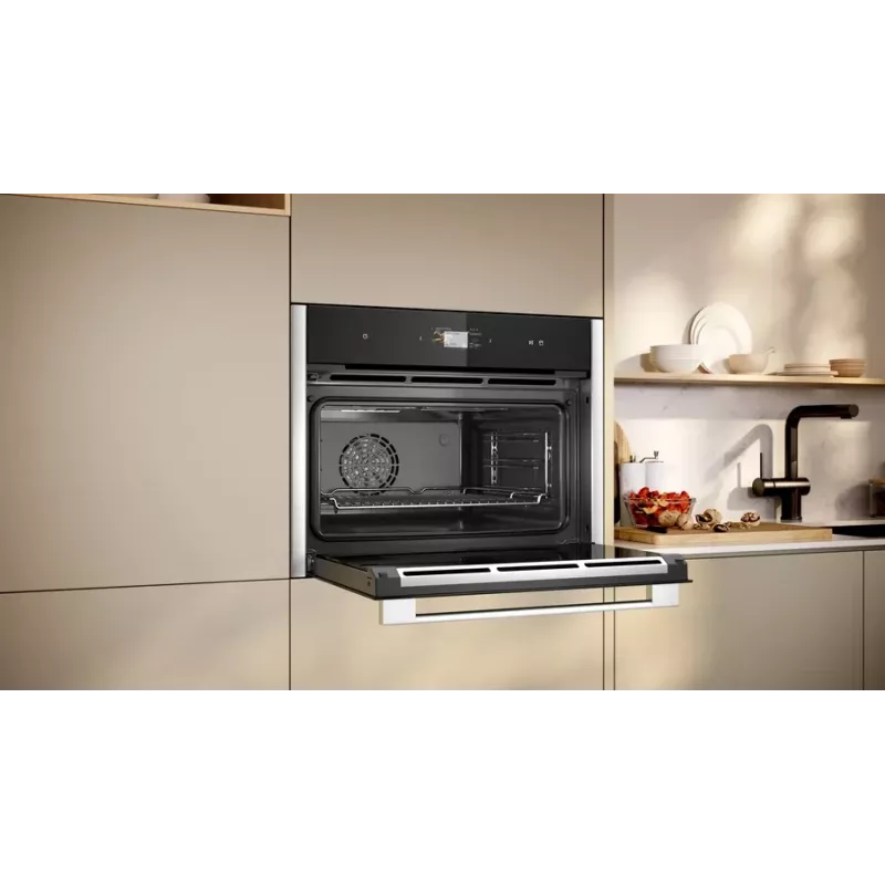 Neff C24FS31N0 stoomoven medium zwart, roestvrijstaal touch