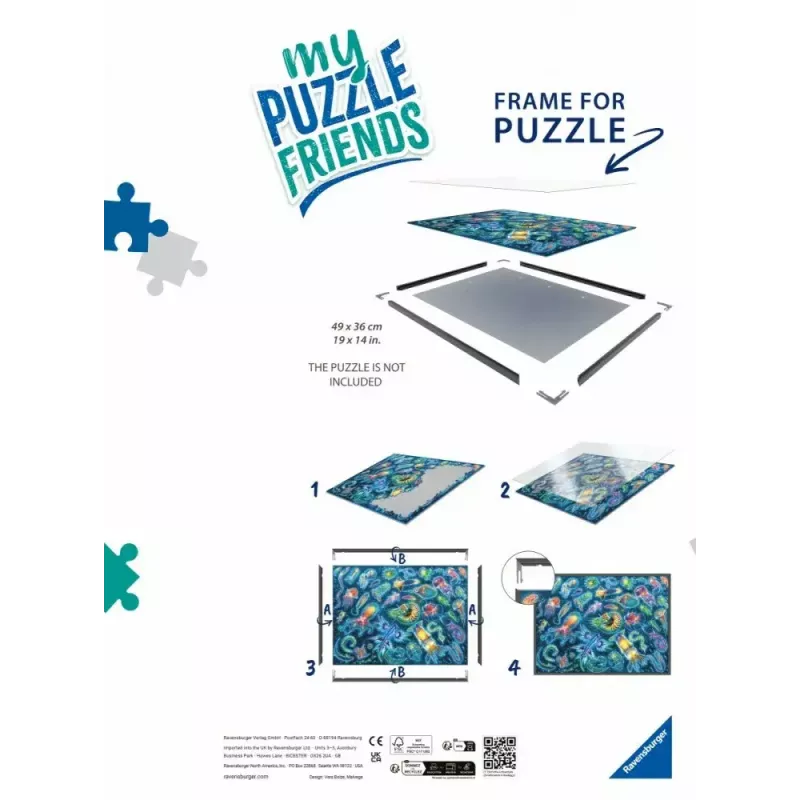 Puzzellijst Ravensburger 17901 – zwart, voor puzzels, aanbevolen leeftijd 12+